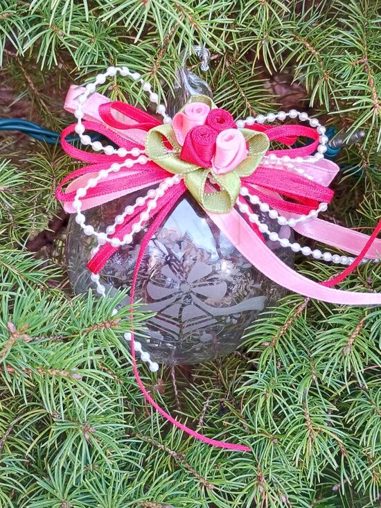 Princess House Other - Vintage Princess House Crystal 3" Ball Ornament Christmas, #408 Bells, Orig Box